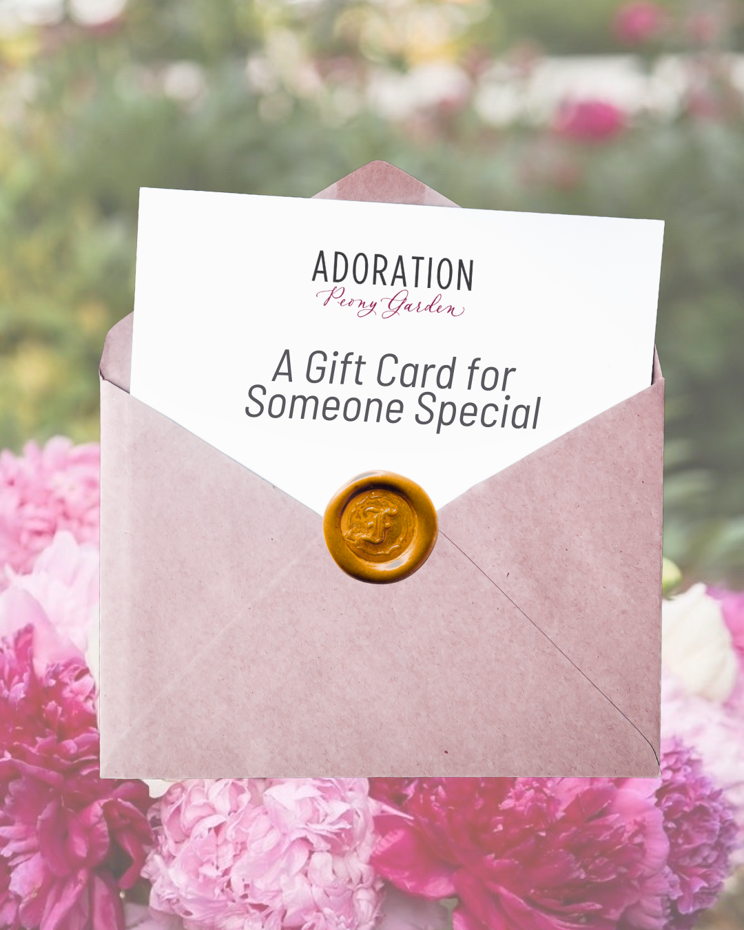 Adoration Peony Garden E-Gift Card