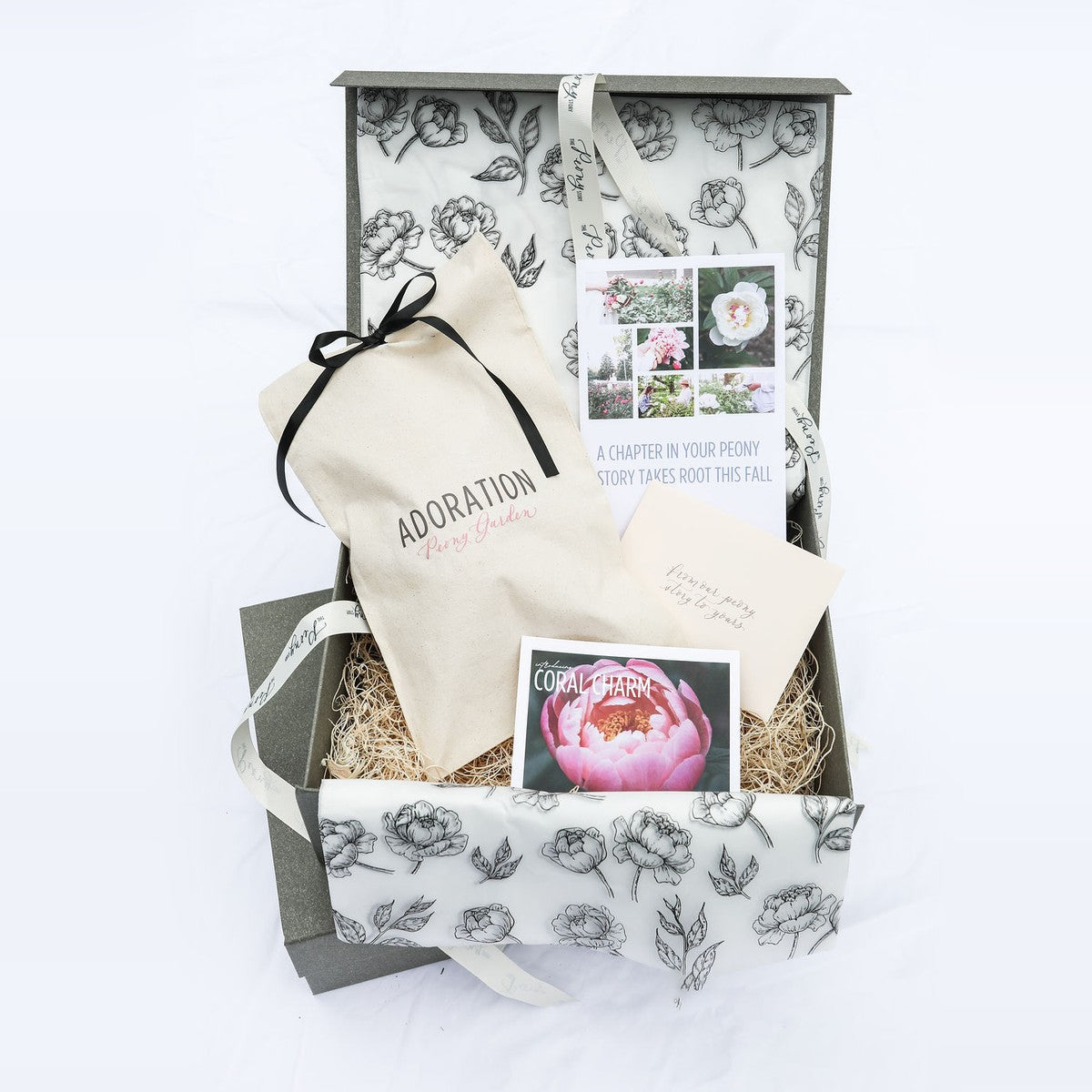 The Peony Story Keepsake Root | Coral Charm